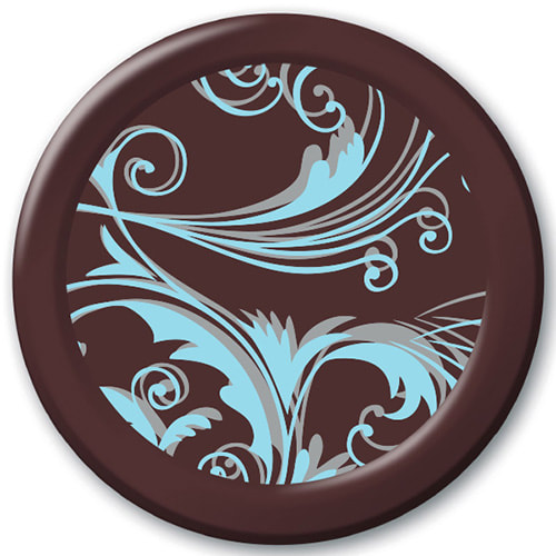 Chocolate transfer designs